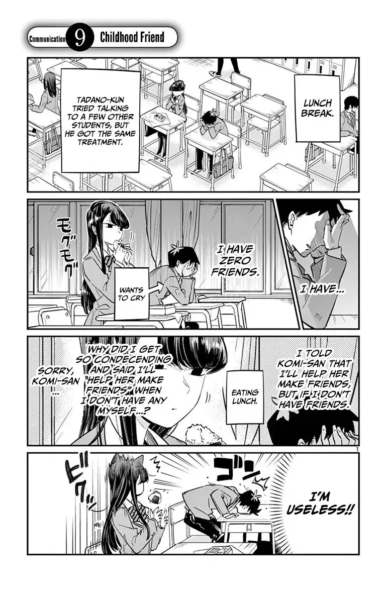 Komi-san wa Komyushou Desu Chapter 9 1